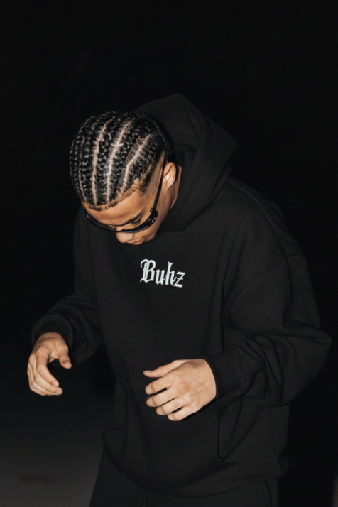 SAFETY IS RISK BLACK HOODIE