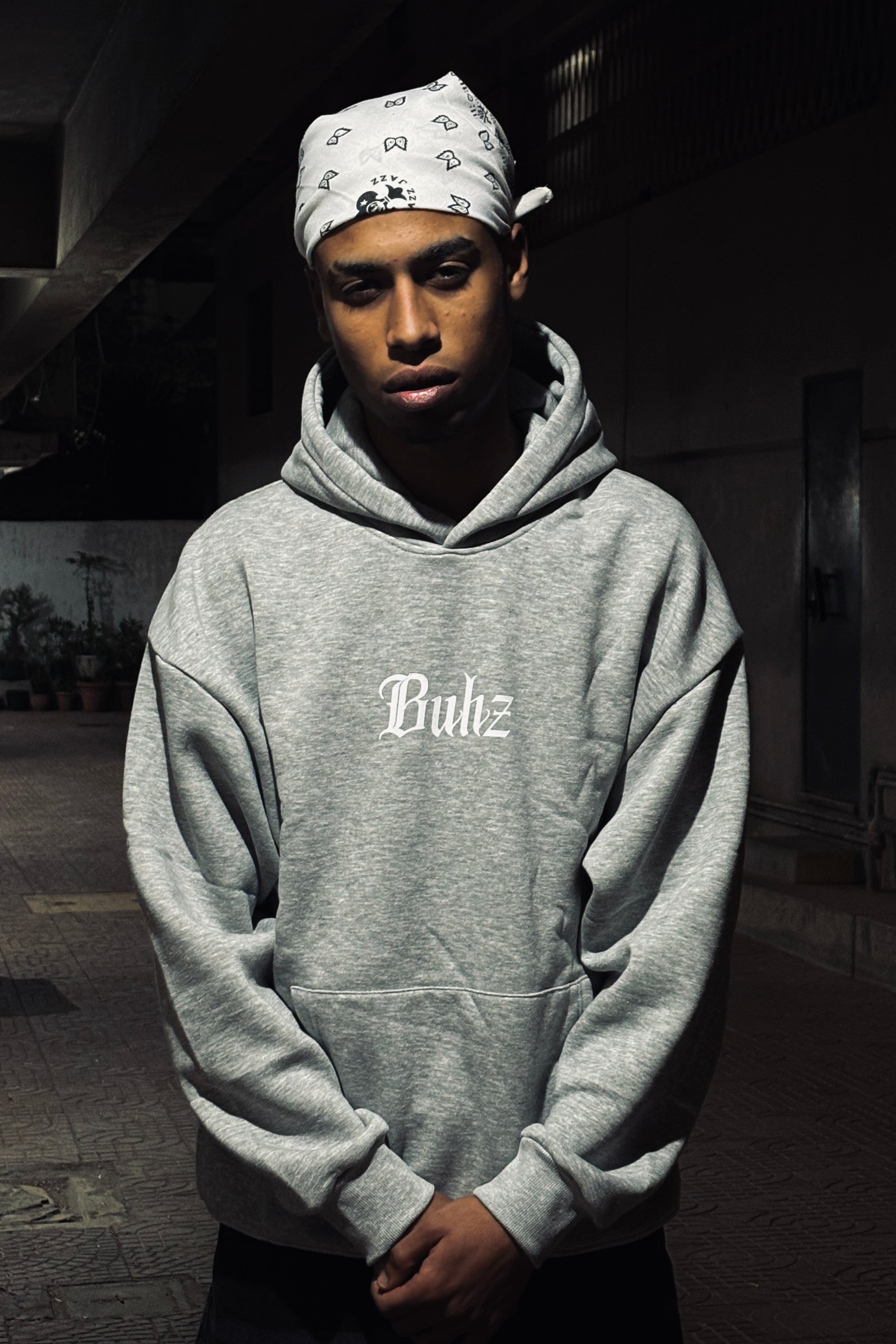 SAFTY IS RISK GRAY HOODIE