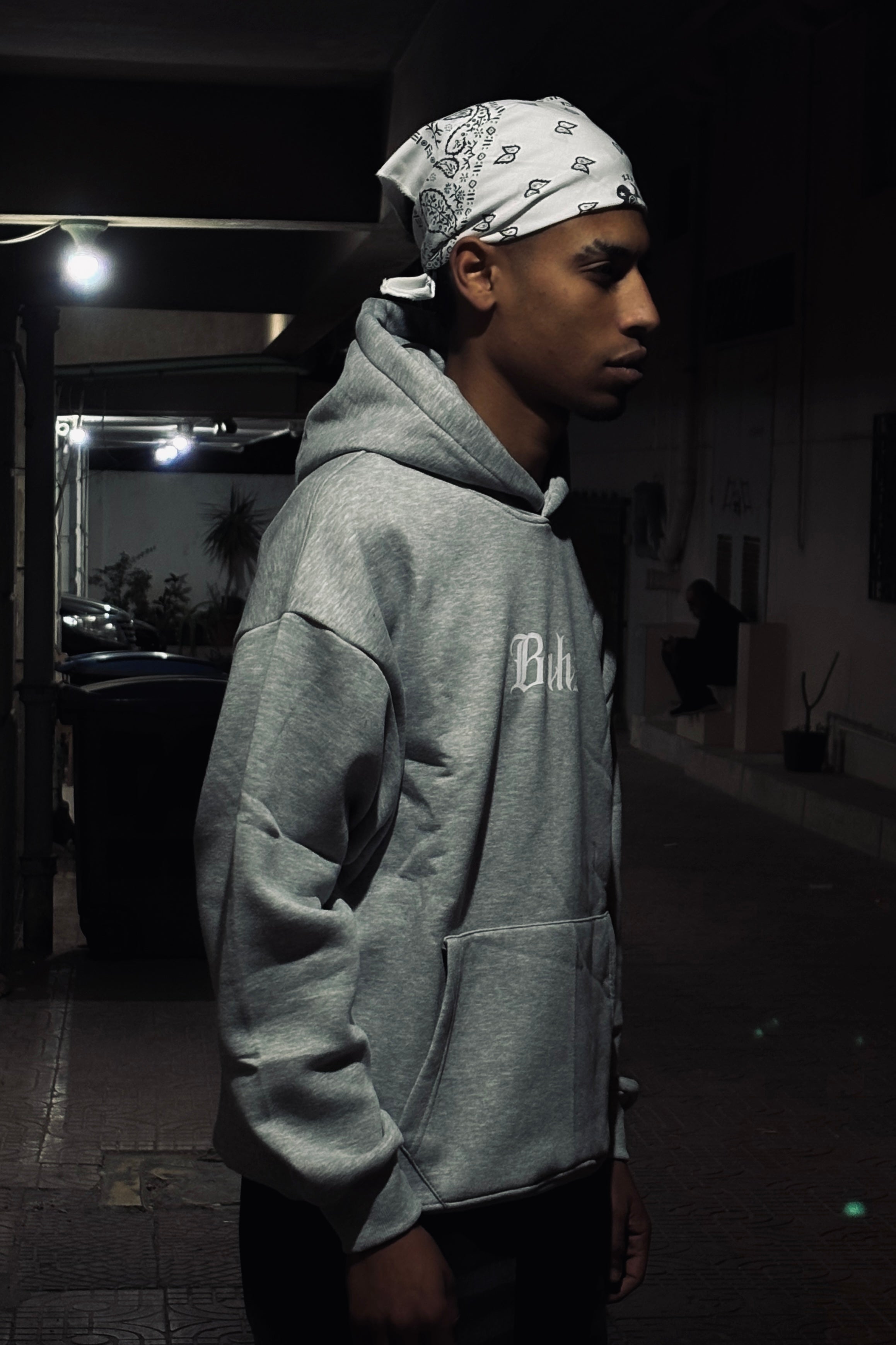 SAFTY IS RISK GRAY HOODIE