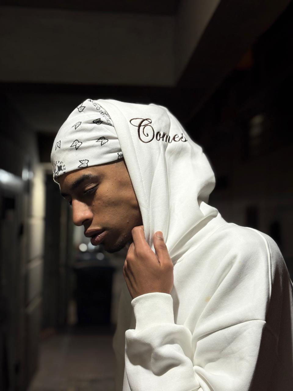 MONEY COMES WHITE HOODIE